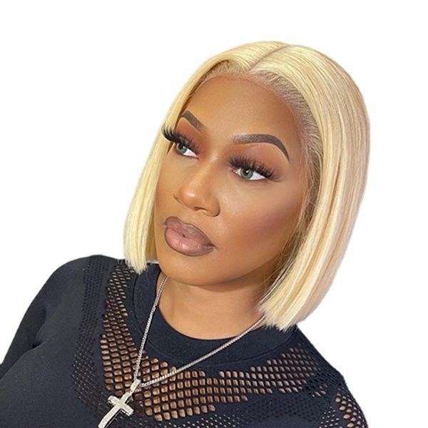 613 blonde bob 13x4 lace frontal human hair wigs lace bob wig honey blonde 613 brazilian straight bob lace front wigs for women, Black;brown
613 blonde bob 13x4 lace frontal human hair wigs lace bob wig honey blonde 613 brazilian straight bob lace front wigs for women, Black;brown