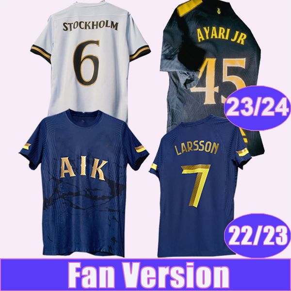 23 24 aik royal edition mens soccer jerseys home away larsson karlsson hussein ayari 2023 132th commemorative edition football shirt short s, Black;yellow
23 24 aik royal edition mens soccer jerseys home away larsson karlsson hussein ayari 2023 132th commemorative edition football shirt short s, Black;yellow