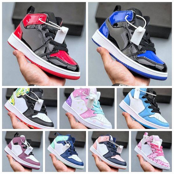2023 infants 1s kids basketball shoes kid shoes game royal scotts obsidian chicago bred sneakers mid multi-color boys grils tie-dye baby sho, Black
2023 infants 1s kids basketball shoes kid shoes game royal scotts obsidian chicago bred sneakers mid multi-color boys grils tie-dye baby sho, Black