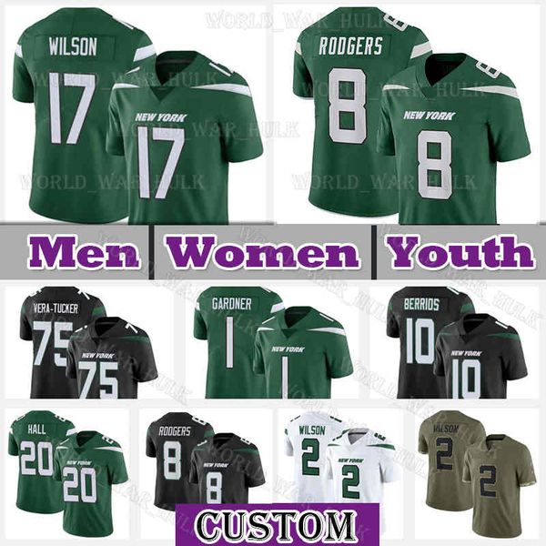 8 aaron rodgers jersey 17 1 zach garrett wilson jetes ahmad sauce gardner 13 allen lazard breece hall new yorks mekhi becton quinnen william, Black;red
8 aaron rodgers jersey 17 1 zach garrett wilson jetes ahmad sauce gardner 13 allen lazard breece hall new yorks mekhi becton quinnen william, Black;red