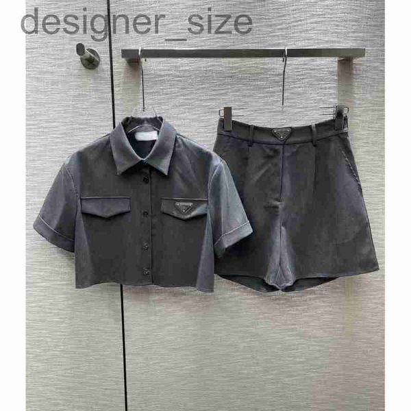 two piece dress designer 23 new fashion set polo collar short sleeve button with loose fit shorts for women clp7, White
two piece dress designer 23 new fashion set polo collar short sleeve button with loose fit shorts for women clp7, White