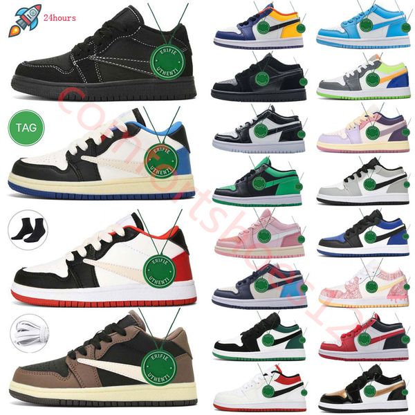 kids shoes true blue space jam yellow toe dark mocha vintage grey patent bred sneakers jumpman 1 black white boys girls baskerball trainers
kids shoes true blue space jam yellow toe dark mocha vintage grey patent bred sneakers jumpman 1 black white boys girls baskerball trainers