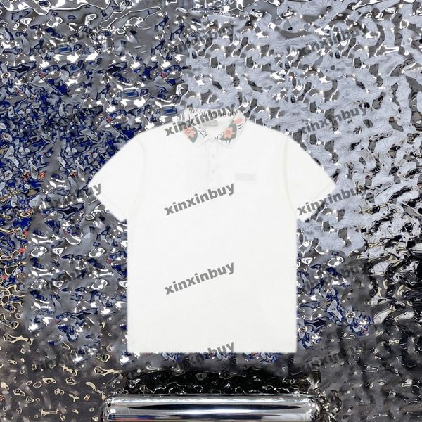 xinxinbuy men designer tee t shirt 23ss flower jacquard collar short sleeve cotton women black white blue apricot s-2xl, Black;brown
xinxinbuy men designer tee t shirt 23ss flower jacquard collar short sleeve cotton women black white blue apricot s-2xl, Black;brown