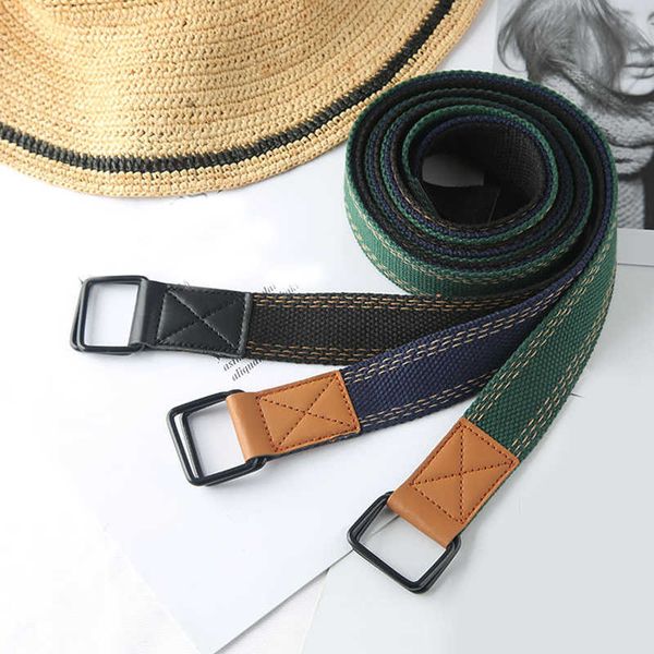 belts sabuk wanita pria uniseks kanvas sabuk pinggang gaya jalanan sabuk liar warna solid cincin ganda jeans kasual pinggang sabuk punk w042, Black;brown
belts sabuk wanita pria uniseks kanvas sabuk pinggang gaya jalanan sabuk liar warna solid cincin ganda jeans kasual pinggang sabuk punk w042, Black;brown