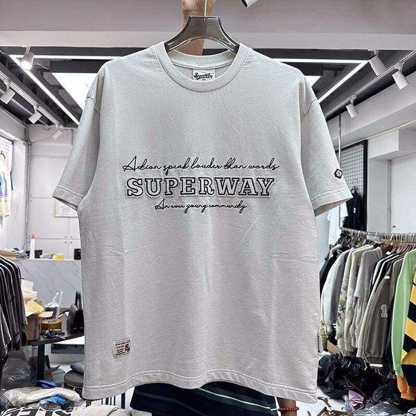 men's plus tees embroidery letter t-shirt quality vintage t shirt women, Black;brown
men's plus tees embroidery letter t-shirt quality vintage t shirt women, Black;brown