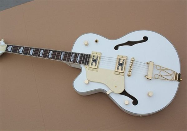left handed custom shop white falcon jazz electric guitar g6136 hollow body rosewood fingerboard golden hardware
left handed custom shop white falcon jazz electric guitar g6136 hollow body rosewood fingerboard golden hardware