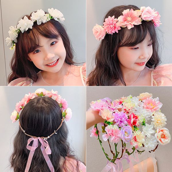 children's headwear flower boy bridesmaid wreath hand flower girl's dress accessories flower boy jewelry princess head flower, Silver
children's headwear flower boy bridesmaid wreath hand flower girl's dress accessories flower boy jewelry princess head flower, Silver