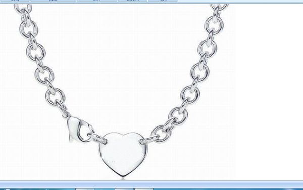 2023 lovely cute pendant necklaces thick stainless steel chain single heart luxury designer women necklace with dust bag and box, Silver
2023 lovely cute pendant necklaces thick stainless steel chain single heart luxury designer women necklace with dust bag and box, Silver