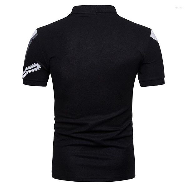 hhmen's t shirts selling product in 2023 summer geometric printing european short-sleeved t-shirt casual straight lapel hhh hesi sy34, White;black
hhmen's t shirts selling product in 2023 summer geometric printing european short-sleeved t-shirt casual straight lapel hhh hesi sy34, White;black