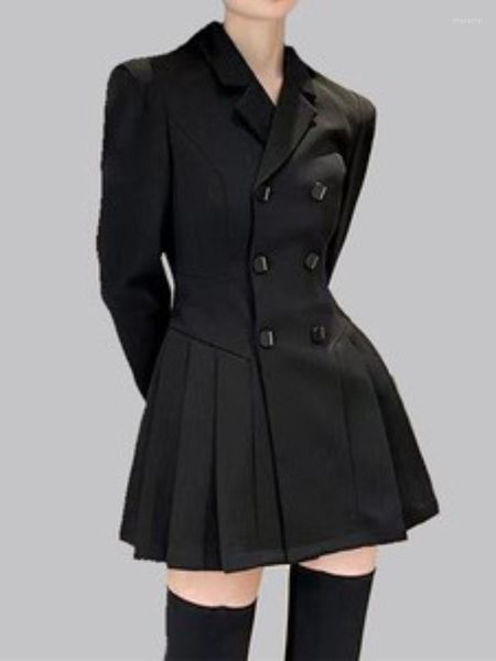 casual dresses autumn and winter thailand fried street european american women's wear designer brand suit business coat women clothes, Black;gray
casual dresses autumn and winter thailand fried street european american women's wear designer brand suit business coat women clothes, Black;gray