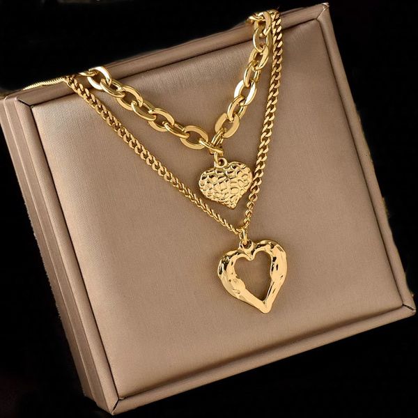 strands strings dieyuro 316l stainless steel small uneven folds 2 love necklace high end sense party accessories non fading gifts 230424, Black
strands strings dieyuro 316l stainless steel small uneven folds 2 love necklace high end sense party accessories non fading gifts 230424, Black