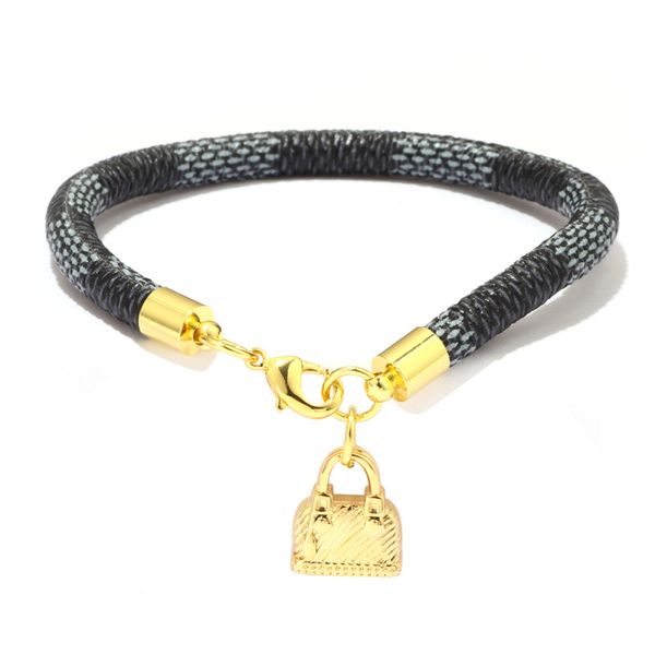 luxury brand black brown white leather gold round bag charm bracelet for women gift, Golden;silver
luxury brand black brown white leather gold round bag charm bracelet for women gift, Golden;silver