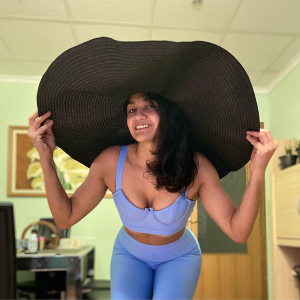 wide brim hats bucket hats wholesale 15colors ladies summer oversized hats women floppy hat fashion foldable vacation sun visor caps drop 23, Blue;gray
wide brim hats bucket hats wholesale 15colors ladies summer oversized hats women floppy hat fashion foldable vacation sun visor caps drop 23, Blue;gray
