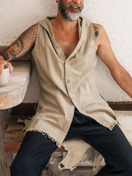 mens tank spring summer sleeveless casual vest shirt men fashion hoodie vintage solid buttoned pullover mens streetwear 230425, White;black
mens tank spring summer sleeveless casual vest shirt men fashion hoodie vintage solid buttoned pullover mens streetwear 230425, White;black