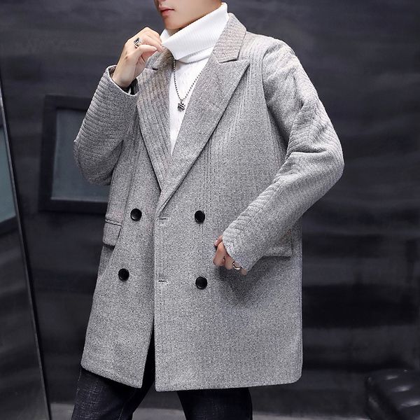 men's trench coats blazer thickened knit sweater business casual simple elegant fashion gentleman slim suit windbreaker jacket 230424, Tan;black
men's trench coats blazer thickened knit sweater business casual simple elegant fashion gentleman slim suit windbreaker jacket 230424, Tan;black