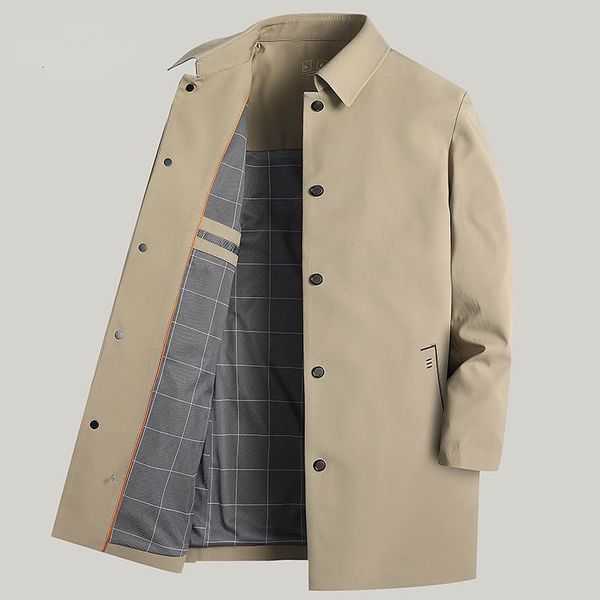 men's trench coats spring men coat business jacket autumn casual fashion lapel middle length windbreaker brand clothing 230424, Tan;black
men's trench coats spring men coat business jacket autumn casual fashion lapel middle length windbreaker brand clothing 230424, Tan;black