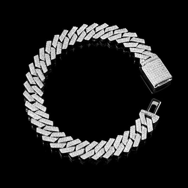 10mm 18k gold bracelet for men bracelets luxury jewelry iced out cuban link bracelet necklace moissanite jewelry for men, Silver
10mm 18k gold bracelet for men bracelets luxury jewelry iced out cuban link bracelet necklace moissanite jewelry for men, Silver