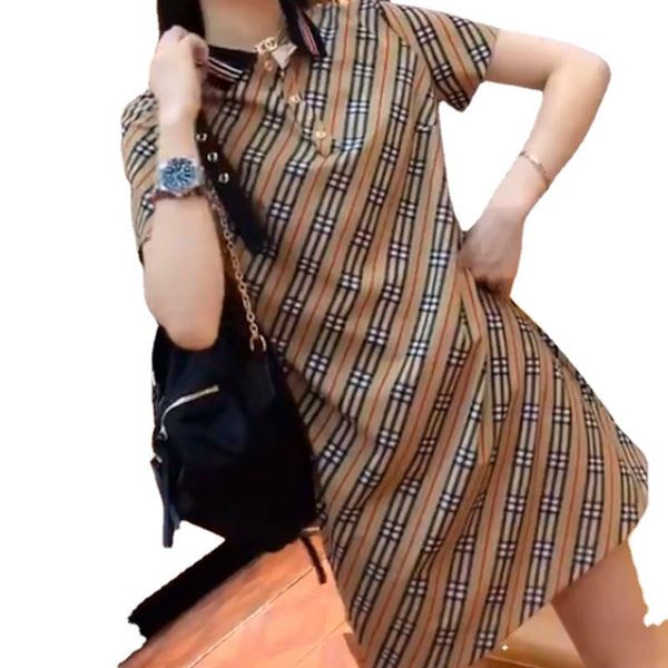 dresses polo collar plaid dress casual belly covering age reduction popular shortsleeved skirt in spring and summer 2023, Black;gray
dresses polo collar plaid dress casual belly covering age reduction popular shortsleeved skirt in spring and summer 2023, Black;gray