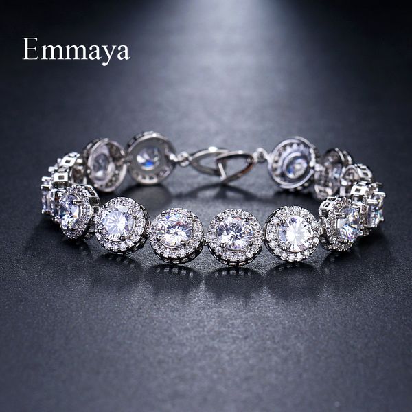 charm bracelets emmaya brand charm classic aaa cubic zircon three colors roundel bracelets for woman elegance wedding party birthday gift 23, Golden;silver
charm bracelets emmaya brand charm classic aaa cubic zircon three colors roundel bracelets for woman elegance wedding party birthday gift 23, Golden;silver