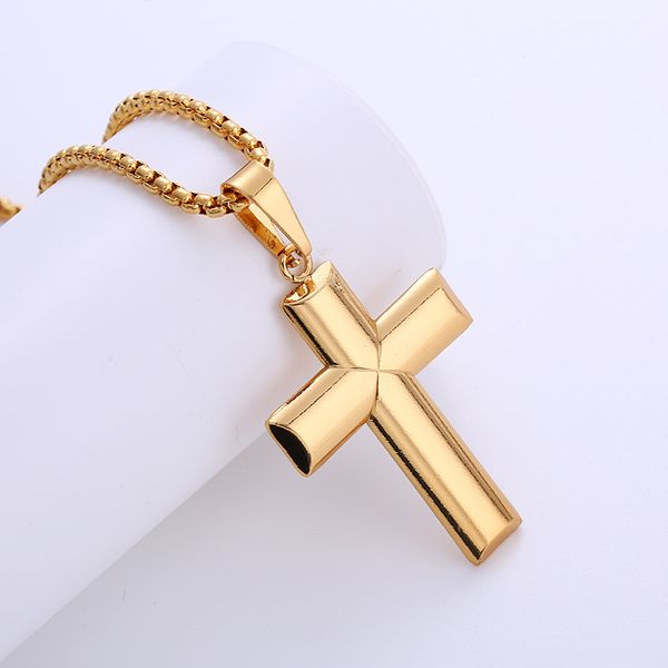 gold-plated stainless steel flat cross necklace pendant for mens women girl boys xmas gifts .holiday gifts.rolo chain 3mm 24inch, Silver
gold-plated stainless steel flat cross necklace pendant for mens women girl boys xmas gifts .holiday gifts.rolo chain 3mm 24inch, Silver