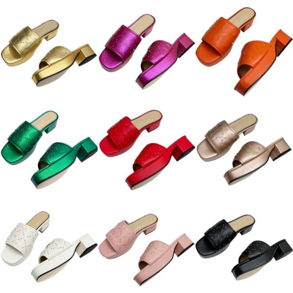 slippers designer sandals luxury platform shoes 100% leather beach shoes metal decoration women shoes multicolour square outdoor shoes soft, Black
slippers designer sandals luxury platform shoes 100% leather beach shoes metal decoration women shoes multicolour square outdoor shoes soft, Black