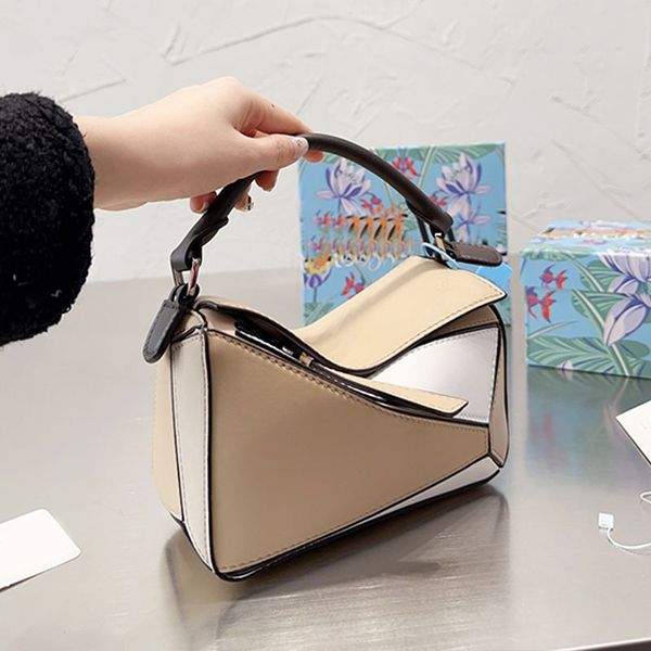 puzzle handbag women shoulder bags genuine leather geometric patchwork crossbody bags lady totes clutch wallet multicolors fashion letter
puzzle handbag women shoulder bags genuine leather geometric patchwork crossbody bags lady totes clutch wallet multicolors fashion letter