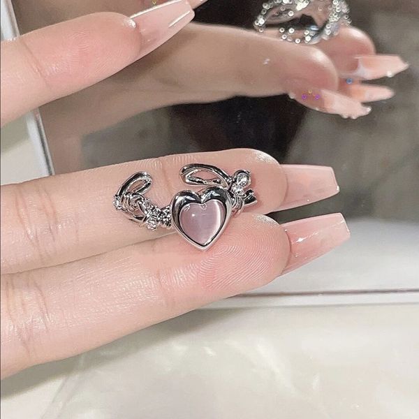matching rings couple rings small opening ring female students hearts thorns design feeling, senior fashion and personality of irregular set, Silver
matching rings couple rings small opening ring female students hearts thorns design feeling, senior fashion and personality of irregular set, Silver