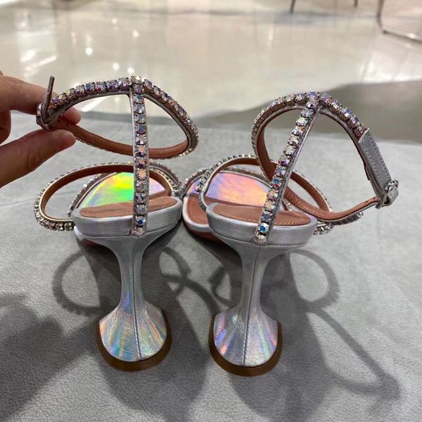 gilda muaddi sandal amina sandals metal unicorn rainbow crystal decorative strap spool dress shoes 9.5cm luxury designer shoes women party w, Black
gilda muaddi sandal amina sandals metal unicorn rainbow crystal decorative strap spool dress shoes 9.5cm luxury designer shoes women party w, Black