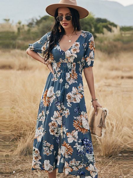 casual dresses msfilia spring summer long floral bandage dress women v neck slim high waist ladies a line print maxi dresses 230425, Black;gray
casual dresses msfilia spring summer long floral bandage dress women v neck slim high waist ladies a line print maxi dresses 230425, Black;gray