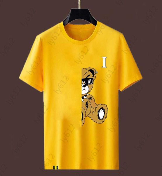 summer brand mens t shirt designer yellow stereoscopic brand brown cartoon bear pattern print design loose round neck pure cotton short slee, White;black
summer brand mens t shirt designer yellow stereoscopic brand brown cartoon bear pattern print design loose round neck pure cotton short slee, White;black