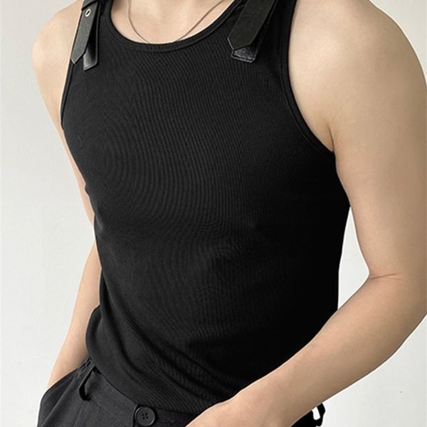 mens tank incerun solid color pu leather button sleeveless streetwear oneck vests 2023 summer fashion clothing s5xl 7 230425, White;black
mens tank incerun solid color pu leather button sleeveless streetwear oneck vests 2023 summer fashion clothing s5xl 7 230425, White;black