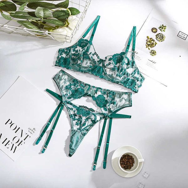 set new women lingerie embroidery underwear see through sensual lingerie flower erotic costumes underwire bra 3 pieces set j230425, Red;black
set new women lingerie embroidery underwear see through sensual lingerie flower erotic costumes underwire bra 3 pieces set j230425, Red;black