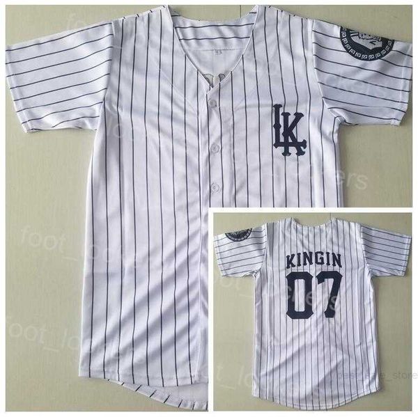 moive baseball jerseys 07 kingin lk uniform film cooperstown college vintage pullover team color white pinstripe cool base pure cotton unive, Black
moive baseball jerseys 07 kingin lk uniform film cooperstown college vintage pullover team color white pinstripe cool base pure cotton unive, Black