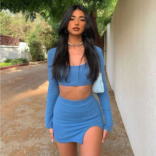 two piece dress 2022 spring autumn women solid slim dress sets casual fashion women's suit with long sleeve pullover crop split skirt j, White
two piece dress 2022 spring autumn women solid slim dress sets casual fashion women's suit with long sleeve pullover crop split skirt j, White