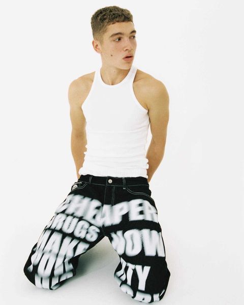 men's jeans y2k jeans hip hop letter print minus two black pants men women 2023 new harajuku fashion rock wide leg baggy trouser street, Blue
men's jeans y2k jeans hip hop letter print minus two black pants men women 2023 new harajuku fashion rock wide leg baggy trouser street, Blue