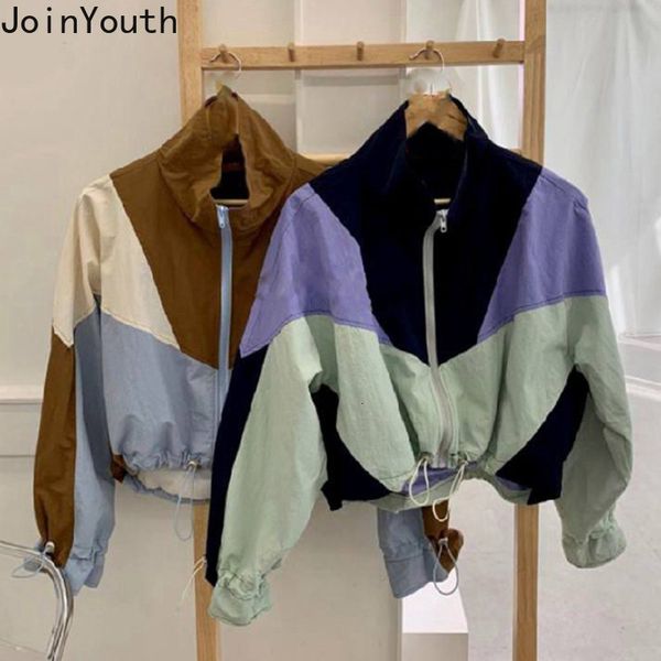 women's jackets women's fashion jacket y2k clothing patch work contrast color zipper coat ropea mujer casual korean coat crop 2304, Black;brown
women's jackets women's fashion jacket y2k clothing patch work contrast color zipper coat ropea mujer casual korean coat crop 2304, Black;brown
