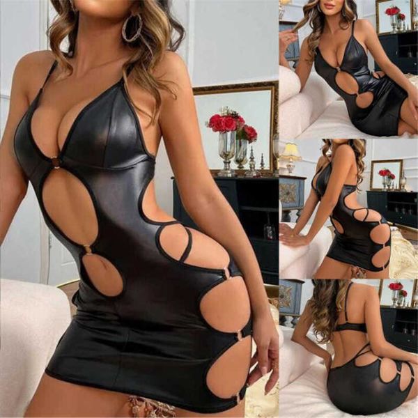 set new black erotic hollow latex leather mesh bodysuit for women lingerie underwear backless one piece dress nightclub j230425, Red;black
set new black erotic hollow latex leather mesh bodysuit for women lingerie underwear backless one piece dress nightclub j230425, Red;black