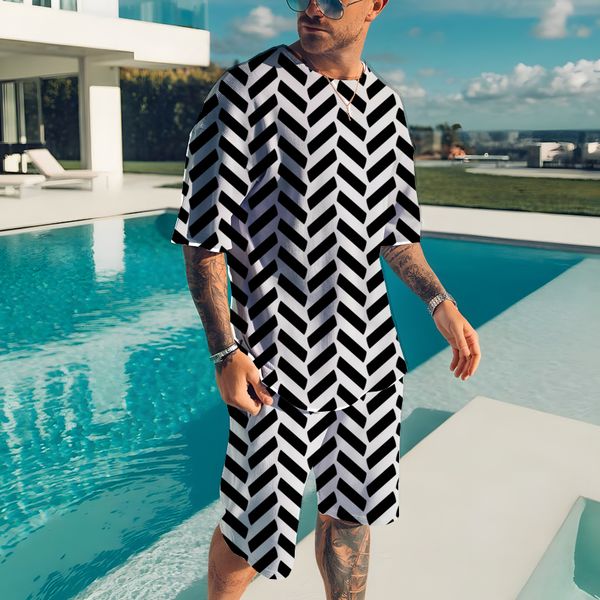 men's tracksuits 2023 summer casual 3d printing 2piece sportswear short sleeve tshirt suit street wear 230424, Gray
men's tracksuits 2023 summer casual 3d printing 2piece sportswear short sleeve tshirt suit street wear 230424, Gray