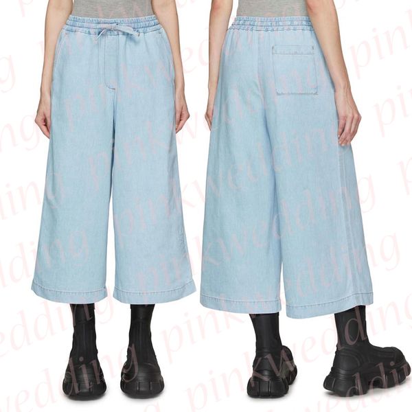 women wide leg jeans fashion designer loose jeans elastic waist summer thin denim pants streetwear, Blue
women wide leg jeans fashion designer loose jeans elastic waist summer thin denim pants streetwear, Blue
