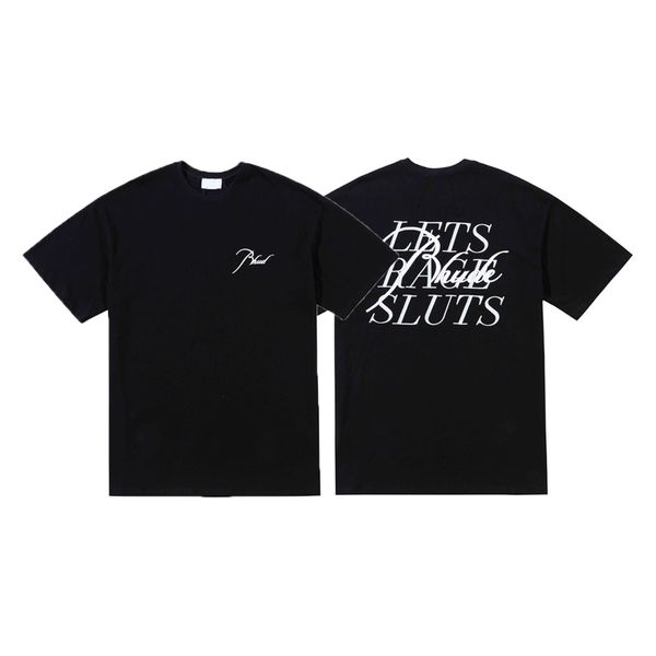 23ss plus size summer cotton tee men t shirt embroidery rage premium quality psychology fashion short sleeve streetwear tshirt, Black;brown
23ss plus size summer cotton tee men t shirt embroidery rage premium quality psychology fashion short sleeve streetwear tshirt, Black;brown