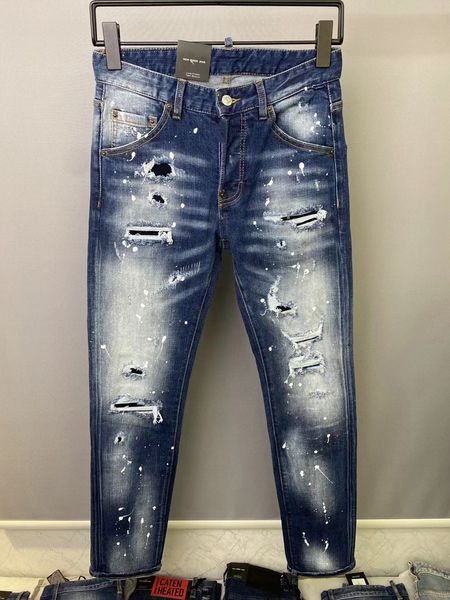 new men jeans hole light blue dark gray italy brand man long pants trousers streetwear denim skinny slim straight biker jean for d2 28-38 si
new men jeans hole light blue dark gray italy brand man long pants trousers streetwear denim skinny slim straight biker jean for d2 28-38 si