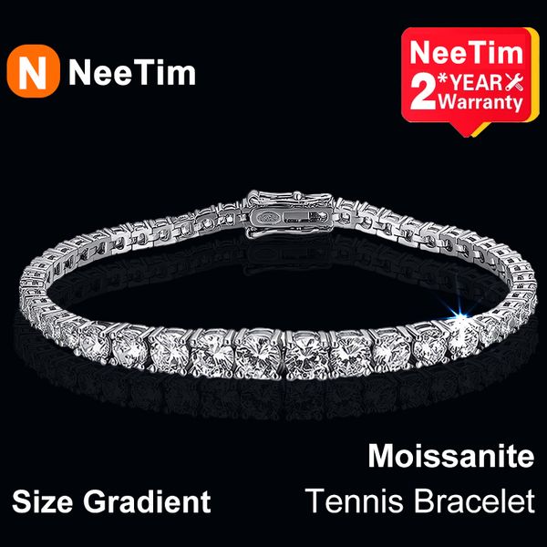 beaded neetim tennis bracelet 925 sterling silver full diamond size gradient with gra gold plated fine jewelry for women 230424, Black
beaded neetim tennis bracelet 925 sterling silver full diamond size gradient with gra gold plated fine jewelry for women 230424, Black