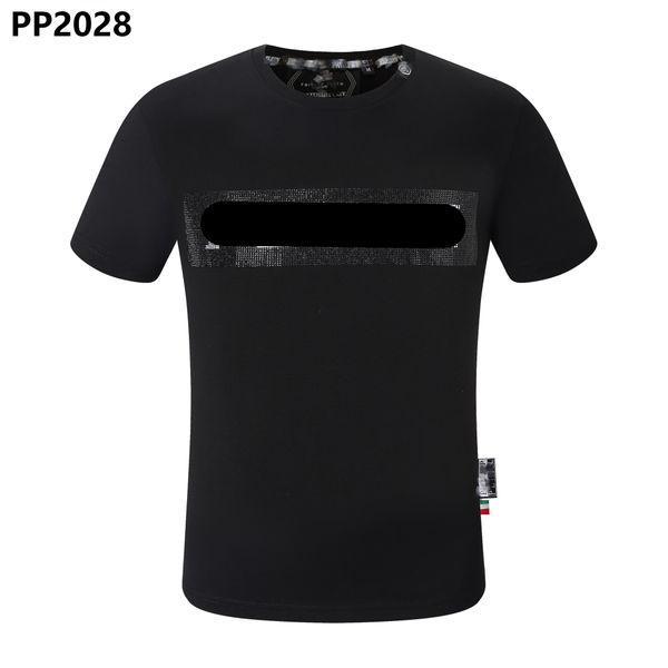 men's t shirt philip pp cotton slim and comfortable with dome brand letter printing, White;black
men's t shirt philip pp cotton slim and comfortable with dome brand letter printing, White;black