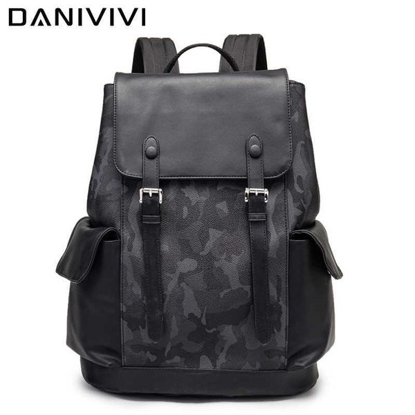 backpack fashion camouflage backpack men large capacity travel leather men's bag lapbagpack black waterproof male mochila 230417
backpack fashion camouflage backpack men large capacity travel leather men's bag lapbagpack black waterproof male mochila 230417