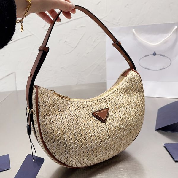 straw shoulder bags women designer handbag purse fashion lafite crescent hobo pouch hollowed out wallet nylon lining summer woven underarm b
straw shoulder bags women designer handbag purse fashion lafite crescent hobo pouch hollowed out wallet nylon lining summer woven underarm b