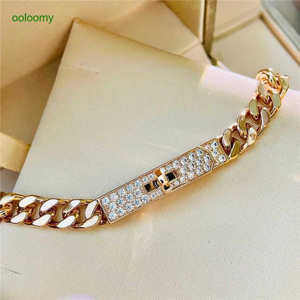 hemres designer bracelet diamond inlaid large chain bracelet fashionable mix and match personalized rotating buckle cuban women's versi, Black
hemres designer bracelet diamond inlaid large chain bracelet fashionable mix and match personalized rotating buckle cuban women's versi, Black