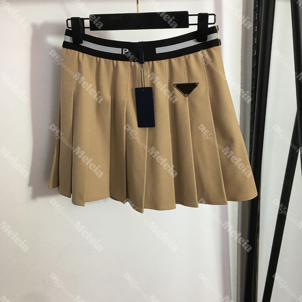 triangle badge pleated skirts womens high waist skirt letter skirts for female khaki party lady skirt, Black
triangle badge pleated skirts womens high waist skirt letter skirts for female khaki party lady skirt, Black