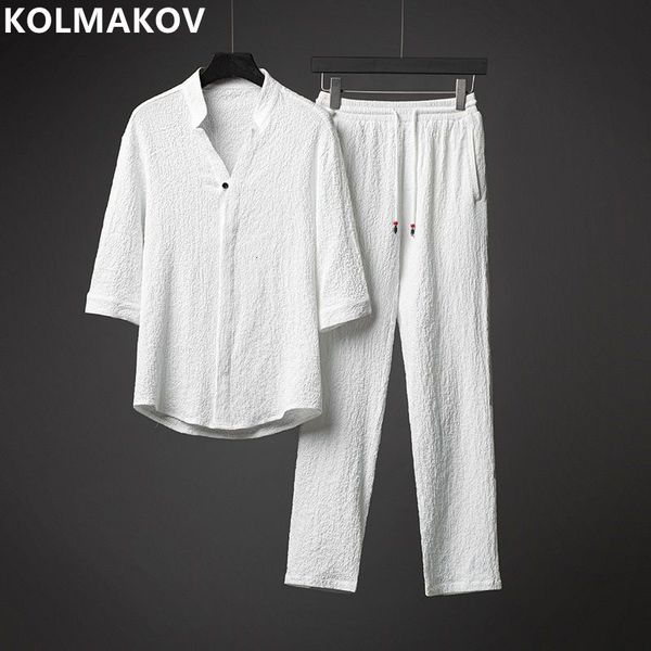 men's tracksuits 2023 summer classic fashion solid color ice silk twopiece casual large size comfortable highquality suit m5xl 230424, Gray
men's tracksuits 2023 summer classic fashion solid color ice silk twopiece casual large size comfortable highquality suit m5xl 230424, Gray