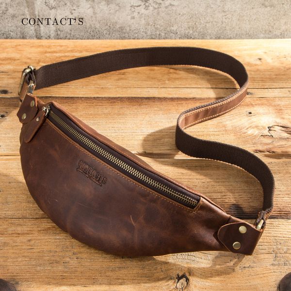 vintage cowhide men's waist bag, european and american trend genuine leather men's bag
vintage cowhide men's waist bag, european and american trend genuine leather men's bag