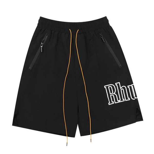 men's pants rhlimited rhude loose high street collegiate five-point shorts drawcord casual sports shorts, White;black
men's pants rhlimited rhude loose high street collegiate five-point shorts drawcord casual sports shorts, White;black